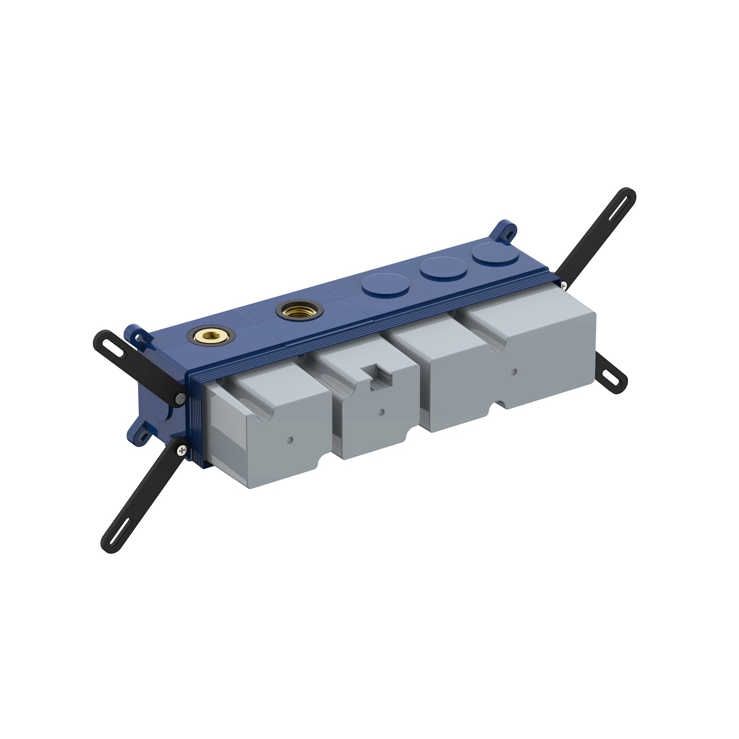 DutchLine - 2 Weg Push Thermostatische Inbouwdeel