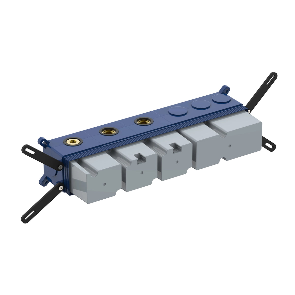 DutchLine - 3 Weg Push thermostatische Inbouwdeel