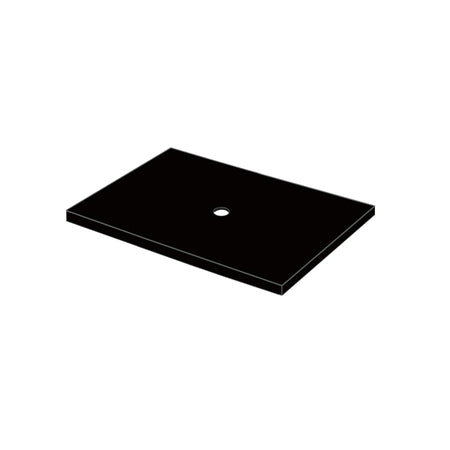DutchLine - Composiet Topblad Zwart - Semi Gepolijst - 610x465x18