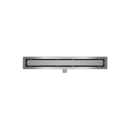 DutchLine -  Douchegoot met flens en tegelrooster - RVS - 1000x70mm