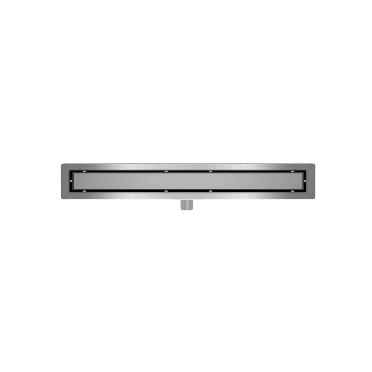 DutchLine -  Douchegoot met flens en tegelrooster - RVS - 1200x70mm
