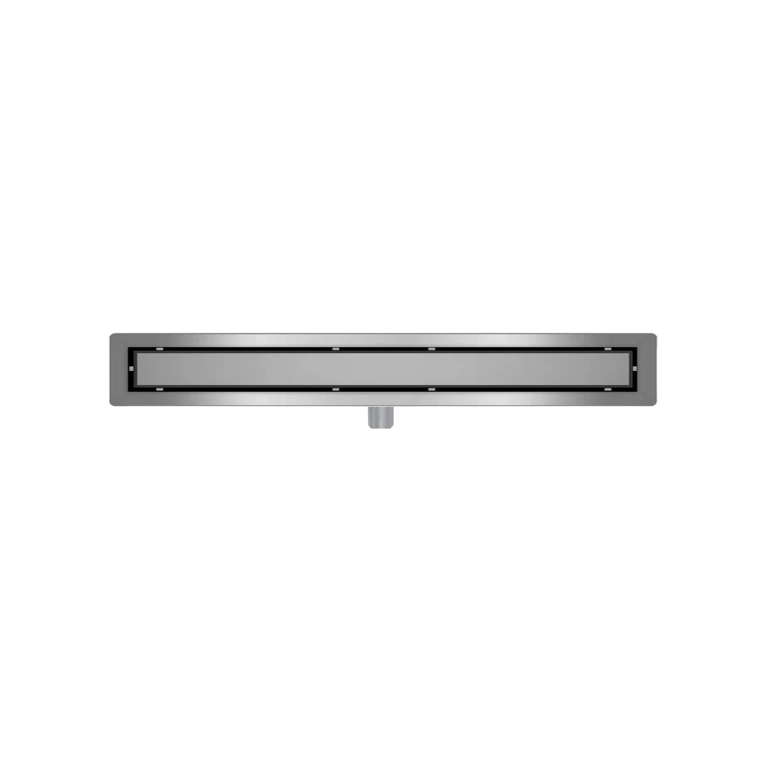 DutchLine -  Douchegoot met flens en tegelrooster - RVS - 1400x70mm