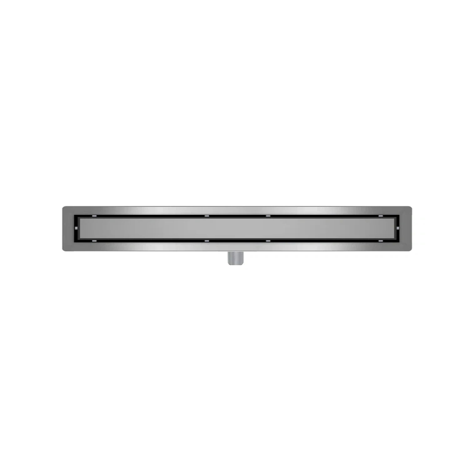 DutchLine -  Douchegoot met flens en tegelrooster - RVS - 1600x70mm
