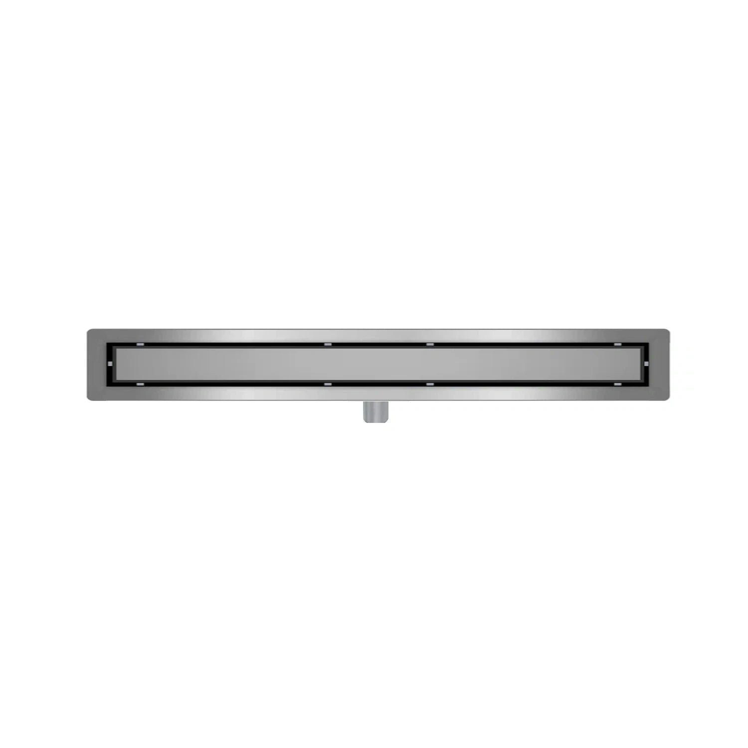 DutchLine - Douchegoot met flens en tegelrooster - RVS - 1800x70mm