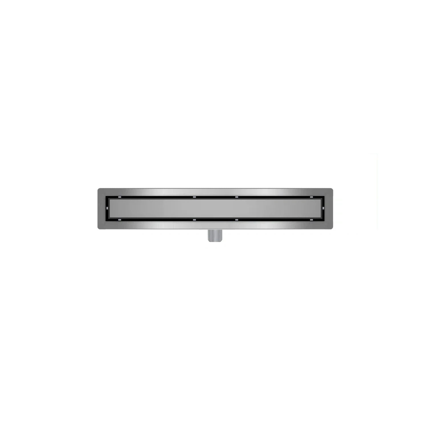 DutchLine -  Douchegoot met flens en tegelrooster - RVS - 600x70mm