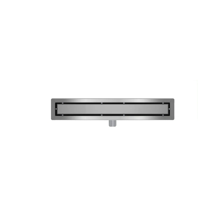 DutchLine -  Douchegoot met flens en tegelrooster - RVS - 600x70mm