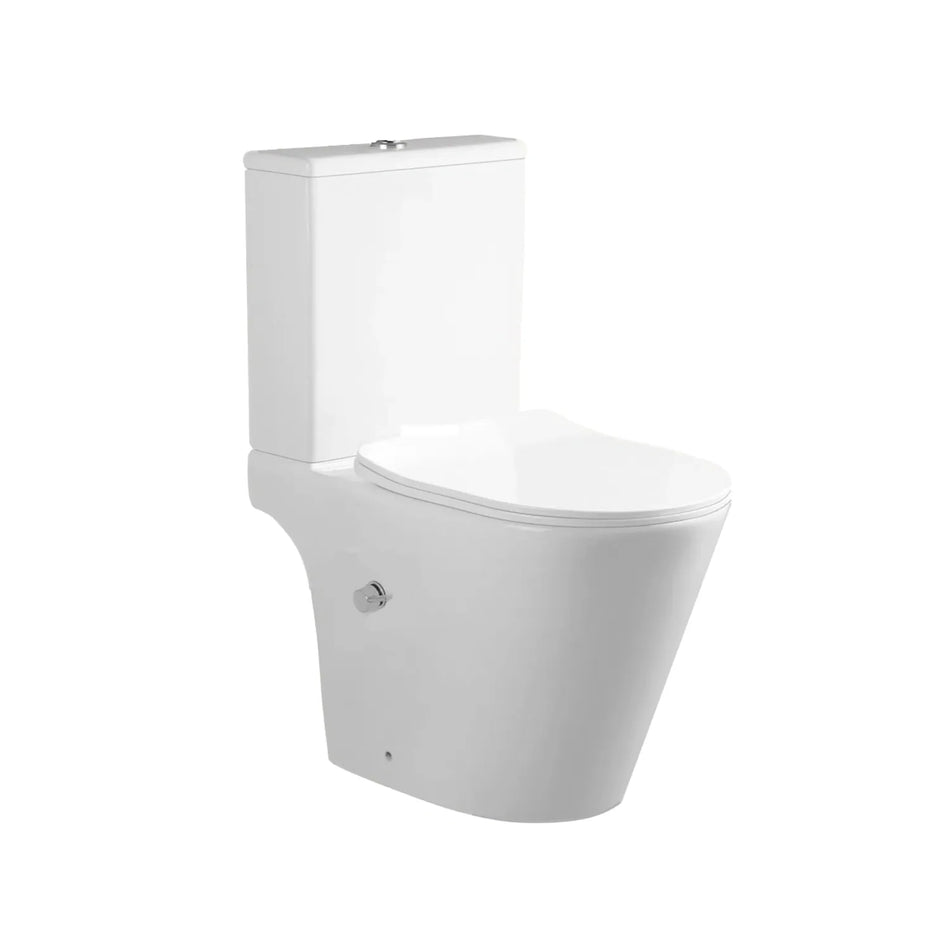 DutchLine - Duoblok Luxe Luccio Rimless Met Bidetkraan - 605x370x800mm