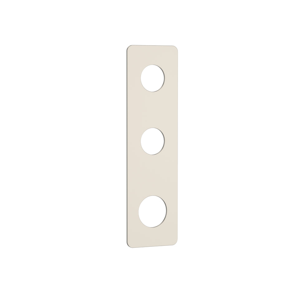 DutchLine - Grip 3-Weg Thermostische Douchemengkraan Afbouwdeel - Afdekplaat