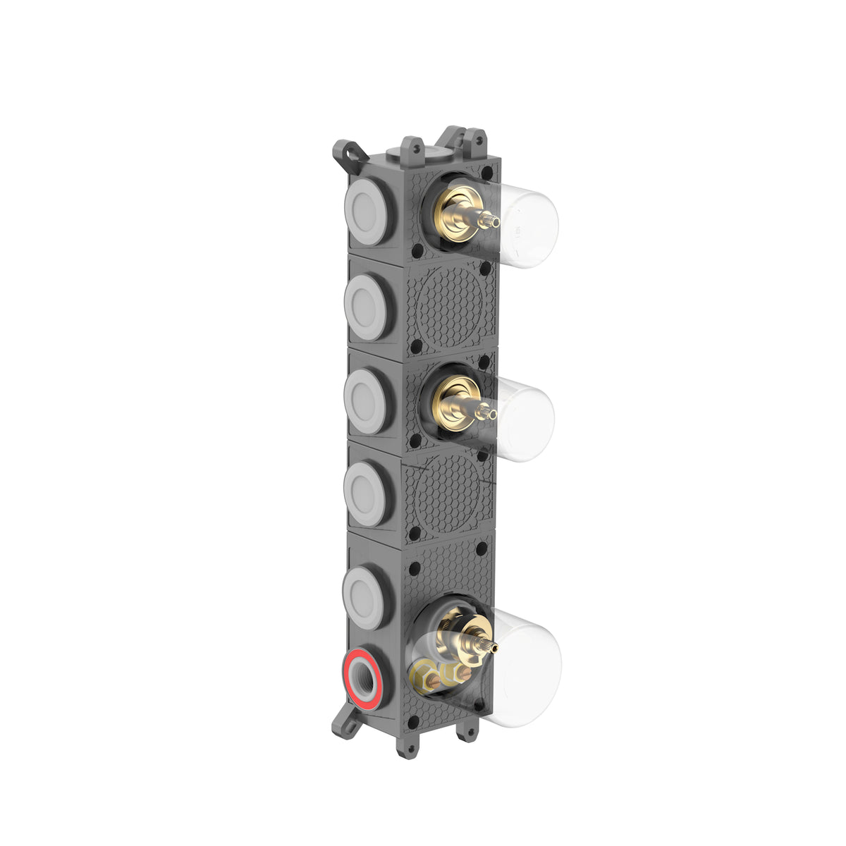 DutchLine - Grip 3-Weg Thermostische Douchemengkraan - Inbouwdeel