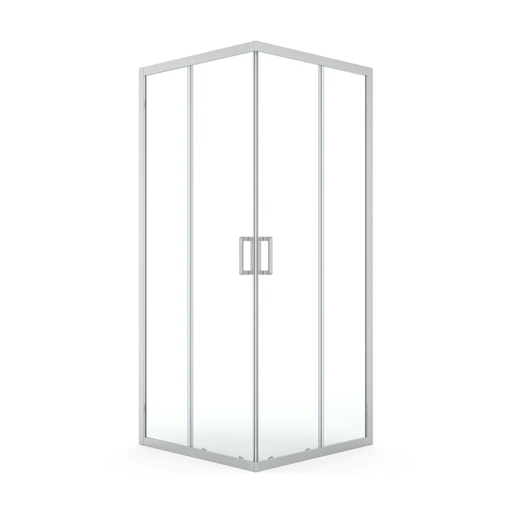 DutchLine - Hoekinstap Schuifcabine - Chroom - 900x900x2000mm