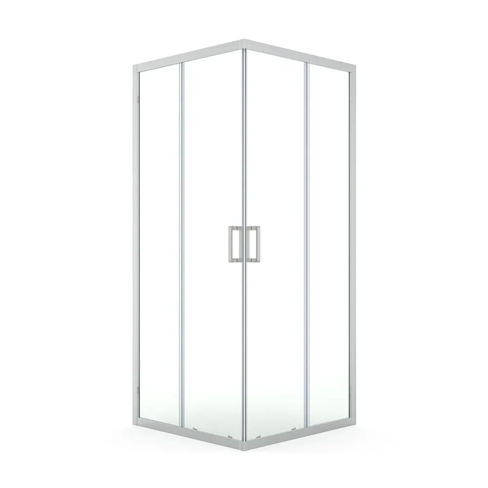 DutchLine - Hoekinstap Schuifcabine - Chroom - 900x900x2000mm