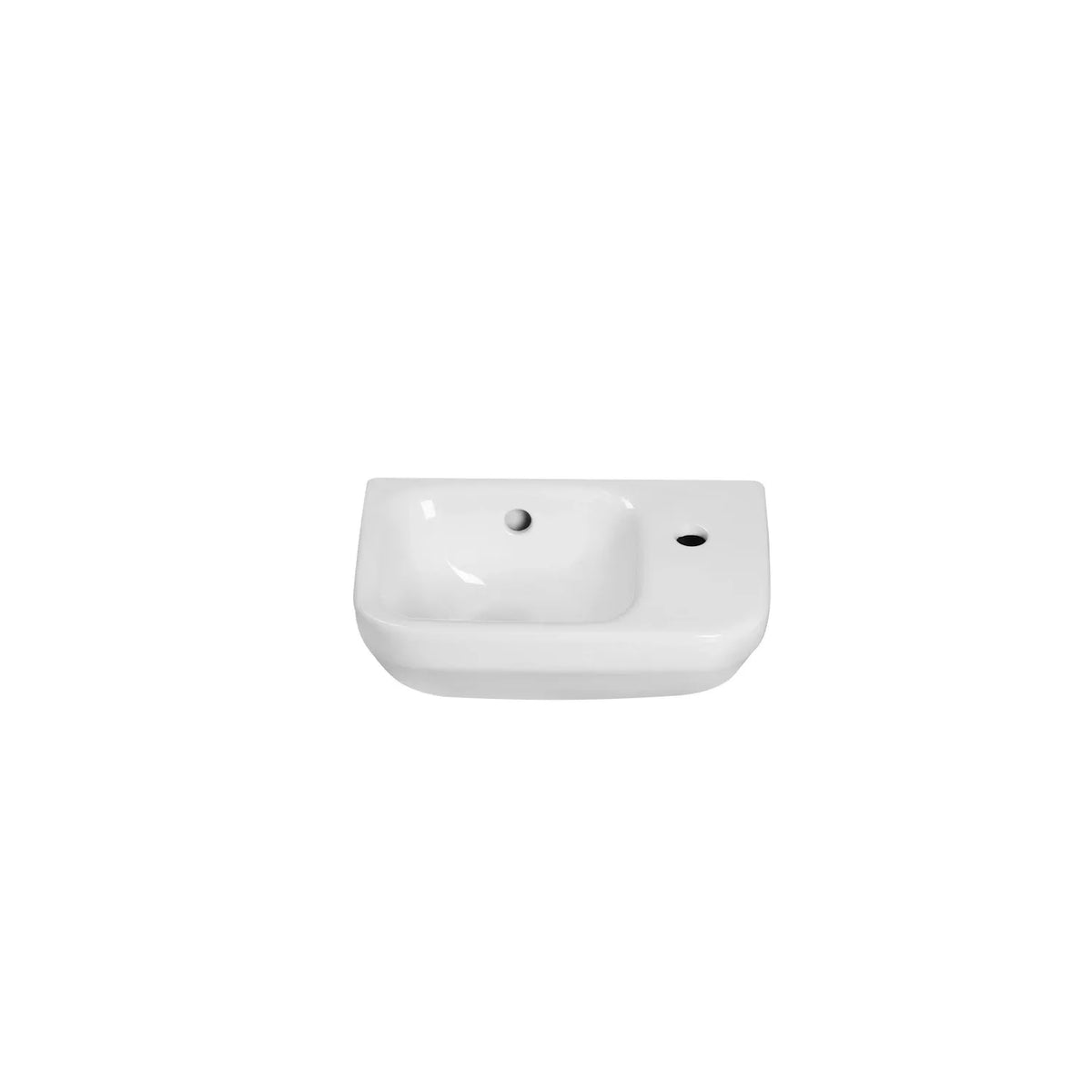 DutchLine - Mini Smart Fontein - Glans Wit - Rechts - 360x215x115mm
