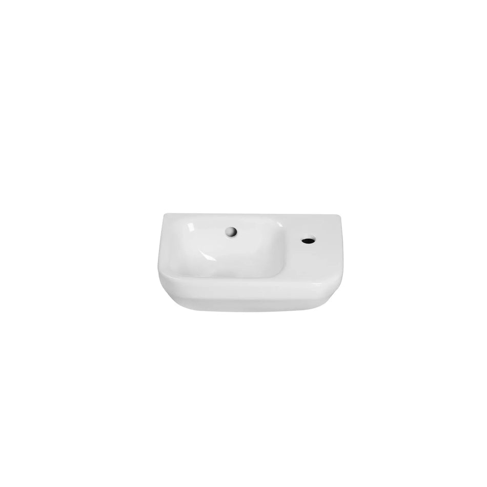 DutchLine - Mini Smart Fontein - Glans Wit - Rechts - 360x215x115mm