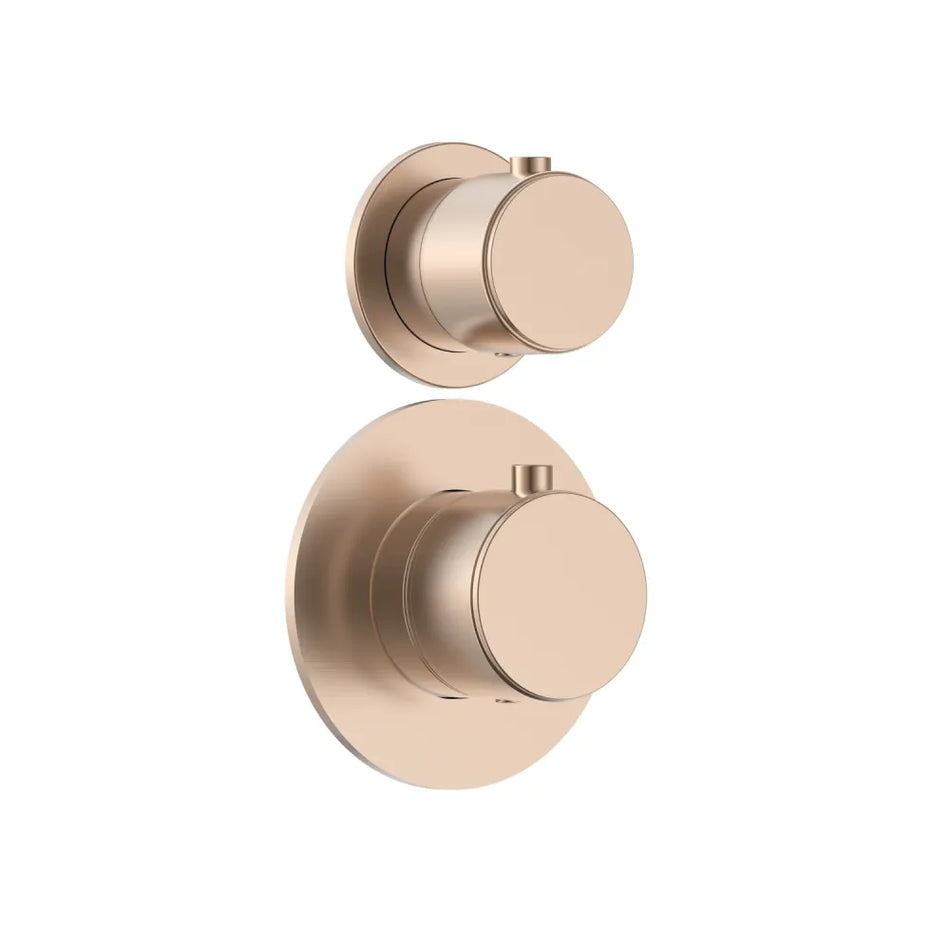 DutchLine - Smooth 2-Weg Thermostatische Douchemengkraan Afbouwdeel