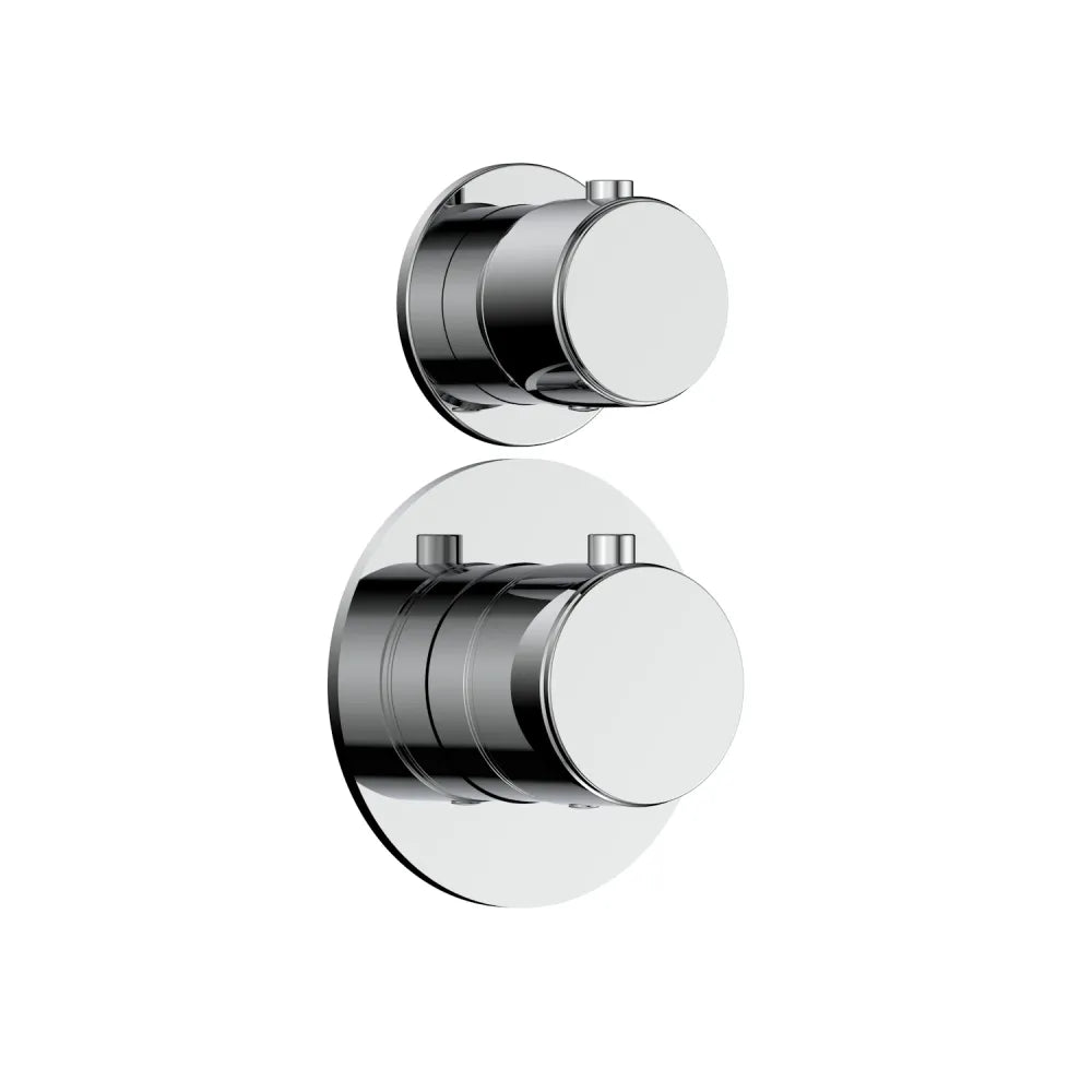 DutchLine - Smooth 2-Weg Thermostatische Douchemengkraan Afbouwdeel