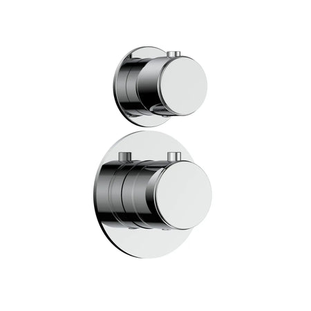 DutchLine - Smooth 2-Weg Thermostatische Douchemengkraan Afbouwdeel