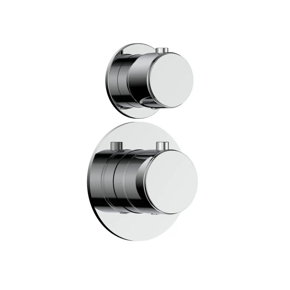 DutchLine - Smooth 2-Weg Thermostatische Douchemengkraan Afbouwdeel