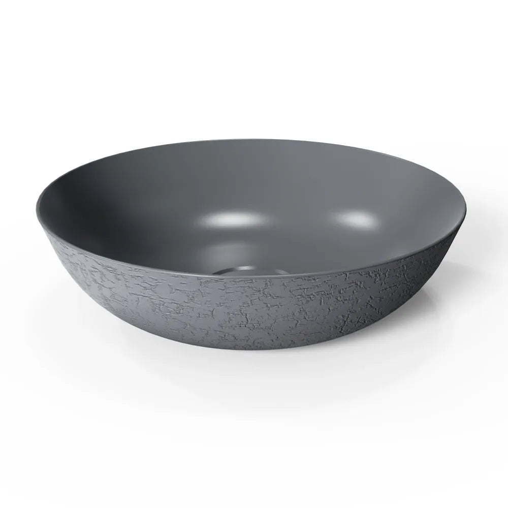 DutchLine - Solid.Surface Waskom Graphite - 400x115mm