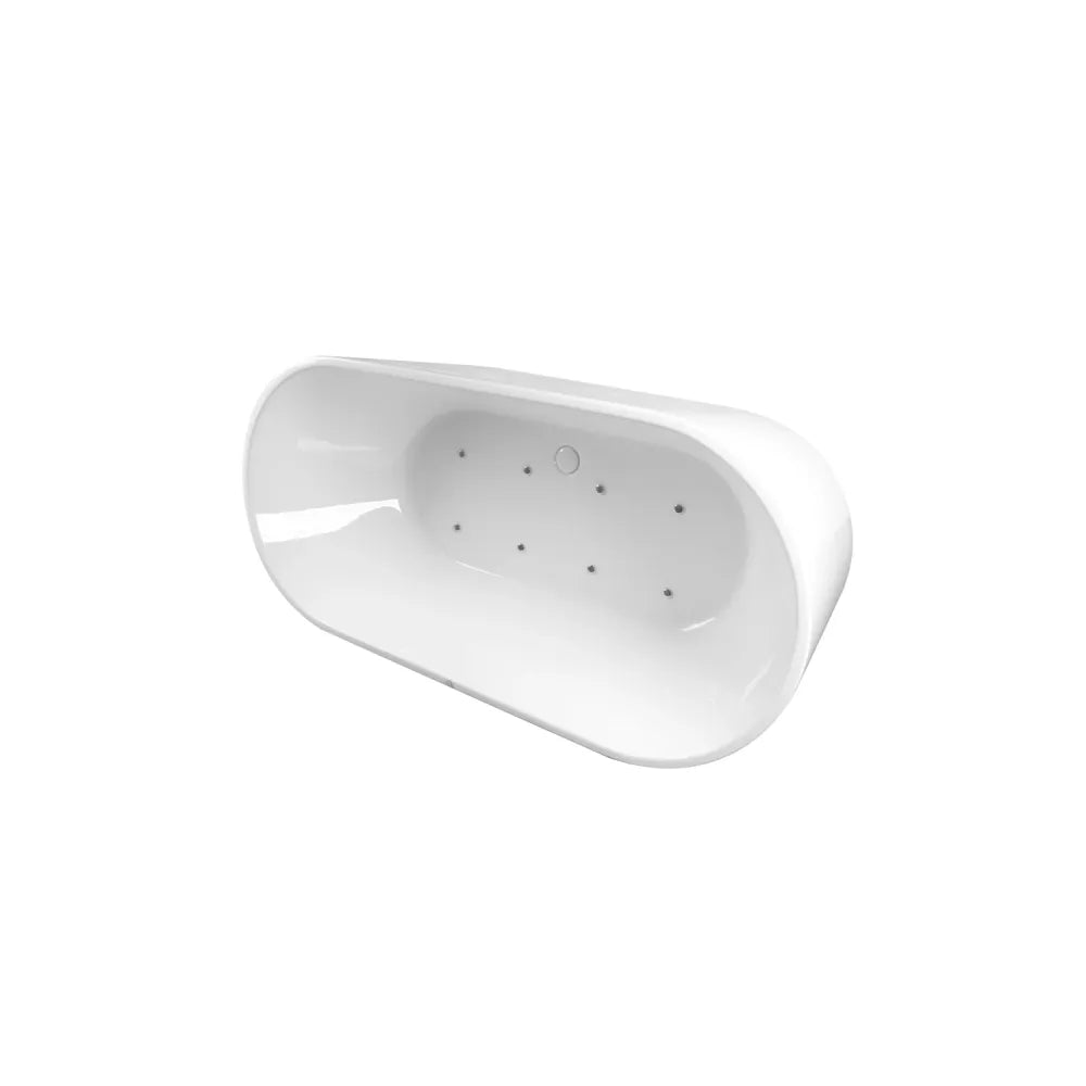 DutchLine - Vrijstaande Bubbelbad - MURANO 1.7 - Glans Wit