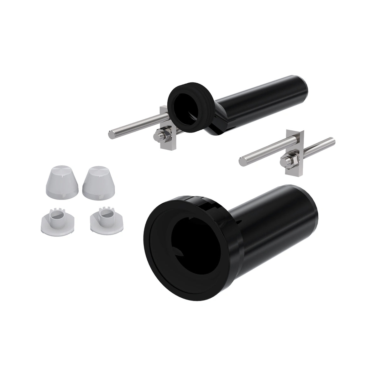 DutchLine - WC Verhoogset (25mm) Excentrisch - Ø50mm x 260mm - Ø89-107mm x Ø88mm x 260mm