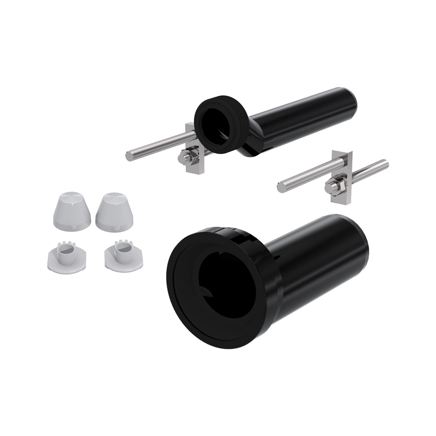 DutchLine - WC Verhoogset (25mm) Excentrisch - Ø50mm x 260mm - Ø89-107mm x Ø88mm x 260mm