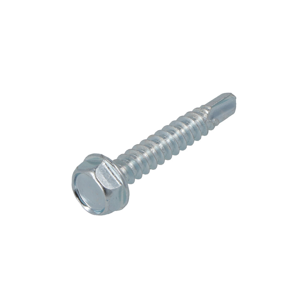 Homefix plaatschroef zelfborend verzinkt zeskantkop SW-8 DIN7504K 4.8x38 (10 stuks)