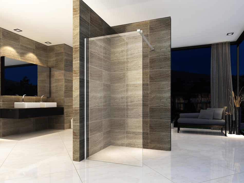 Inloopdouche (ECO) - Chroom - Helder Glas