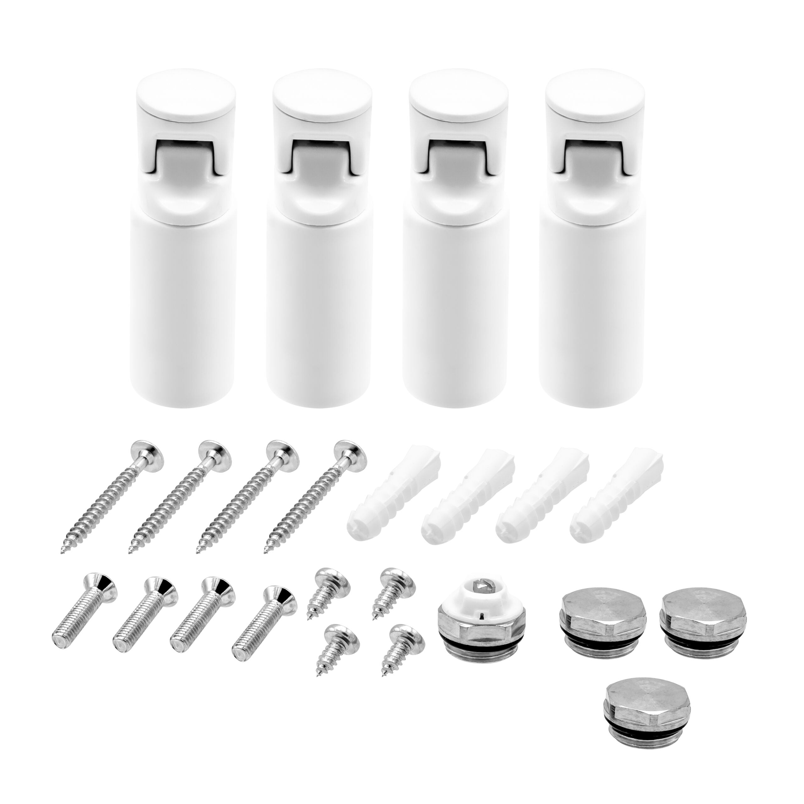 Bevestigingsset Handdoekdroger – Wit