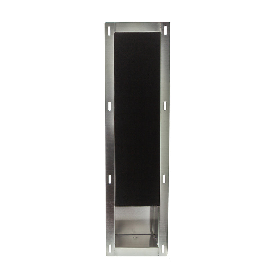 Inbouw Reserve Rolhouder RVS, Excl. Inzetstuk (140x660x120mm)