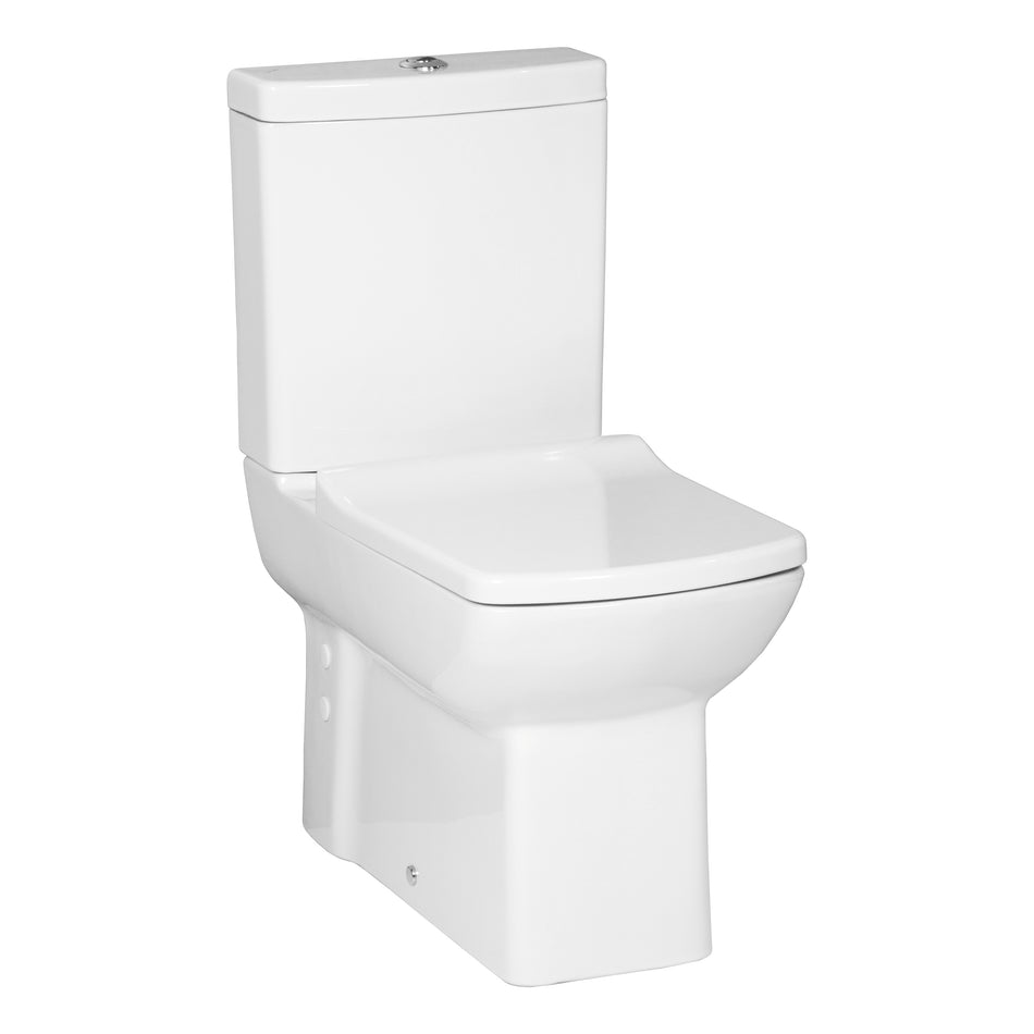 Lara Staande WC Onderpot, Met Sproeier (Bidet), Muur/onder Uitgang Wit