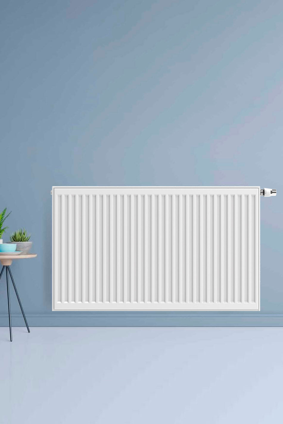 Paneelradiator T33 - 8 aansluitingen - 400mm hoog