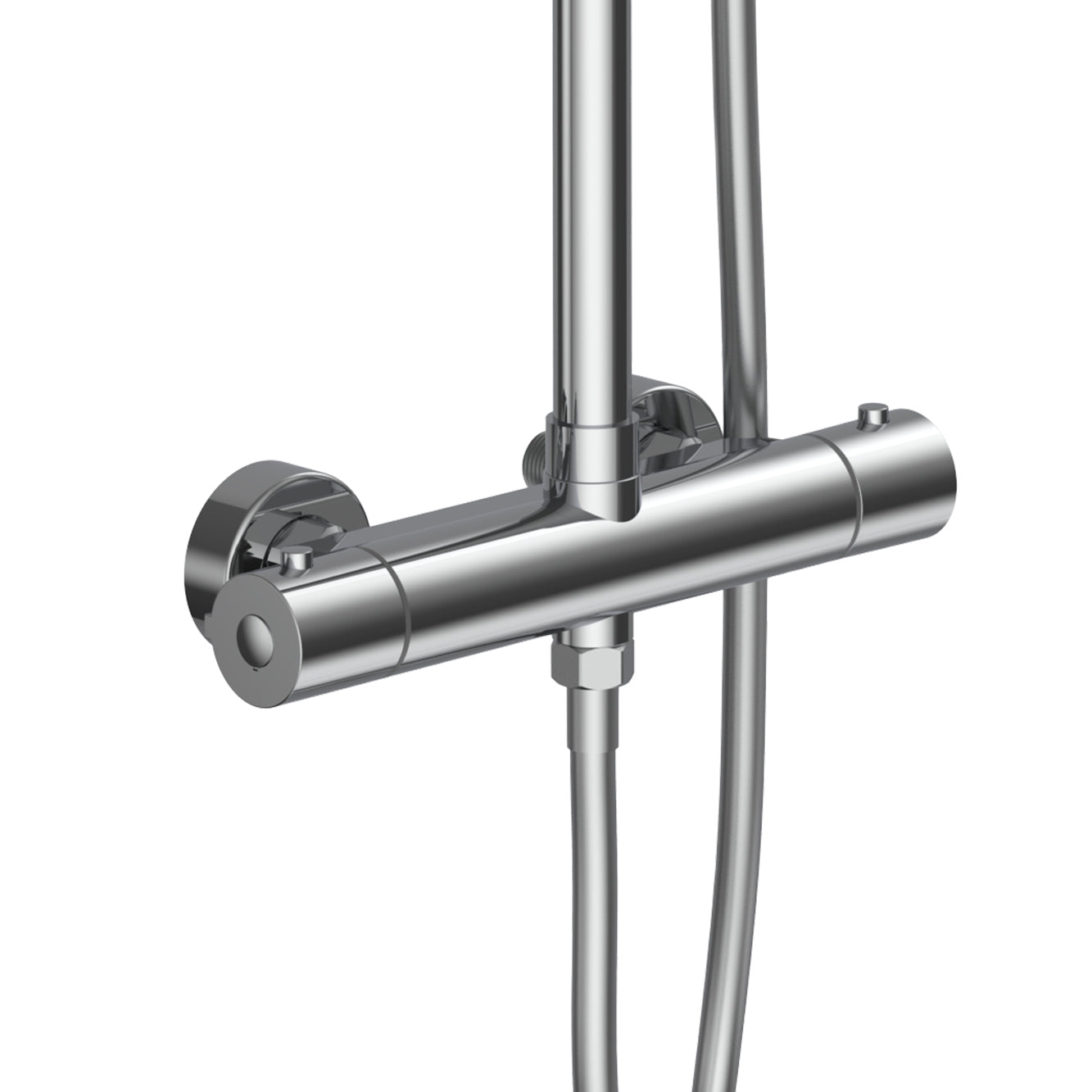 Optima rondo regendoucheset - thermostatisch - opbouw - belgaqua