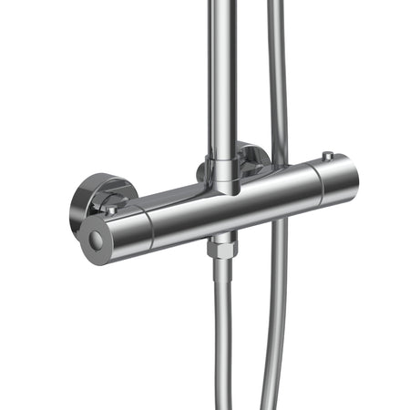 Optima rondo regendoucheset - thermostatisch - opbouw - belgaqua