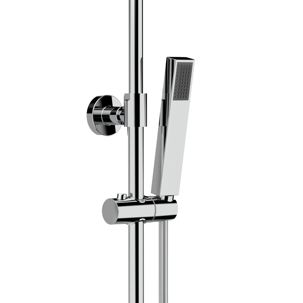 Optima quadro regendoucheset - thermostatisch - opbouw - cool touch - belgaqua