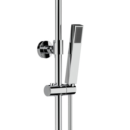 Optima quadro regendoucheset - thermostatisch - opbouw - cool touch - belgaqua
