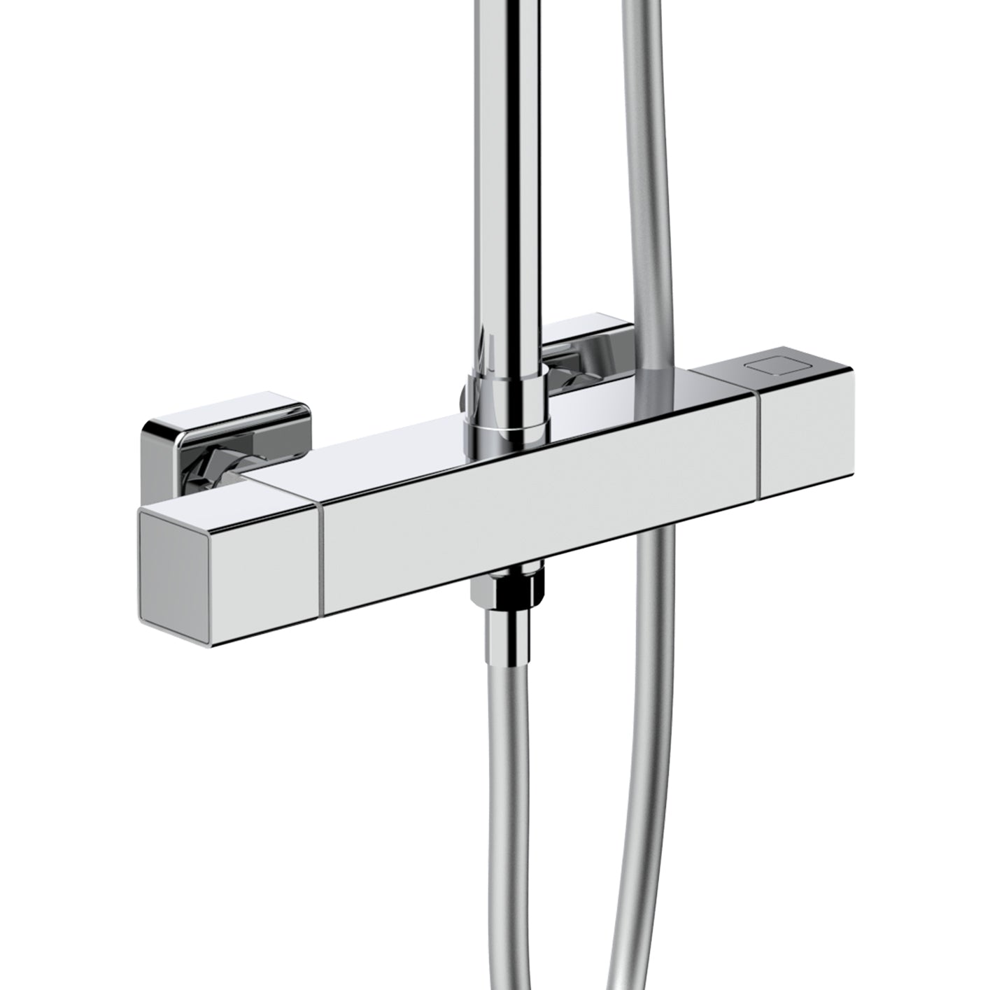 Optima quadro regendoucheset - thermostatisch - opbouw - cool touch - belgaqua