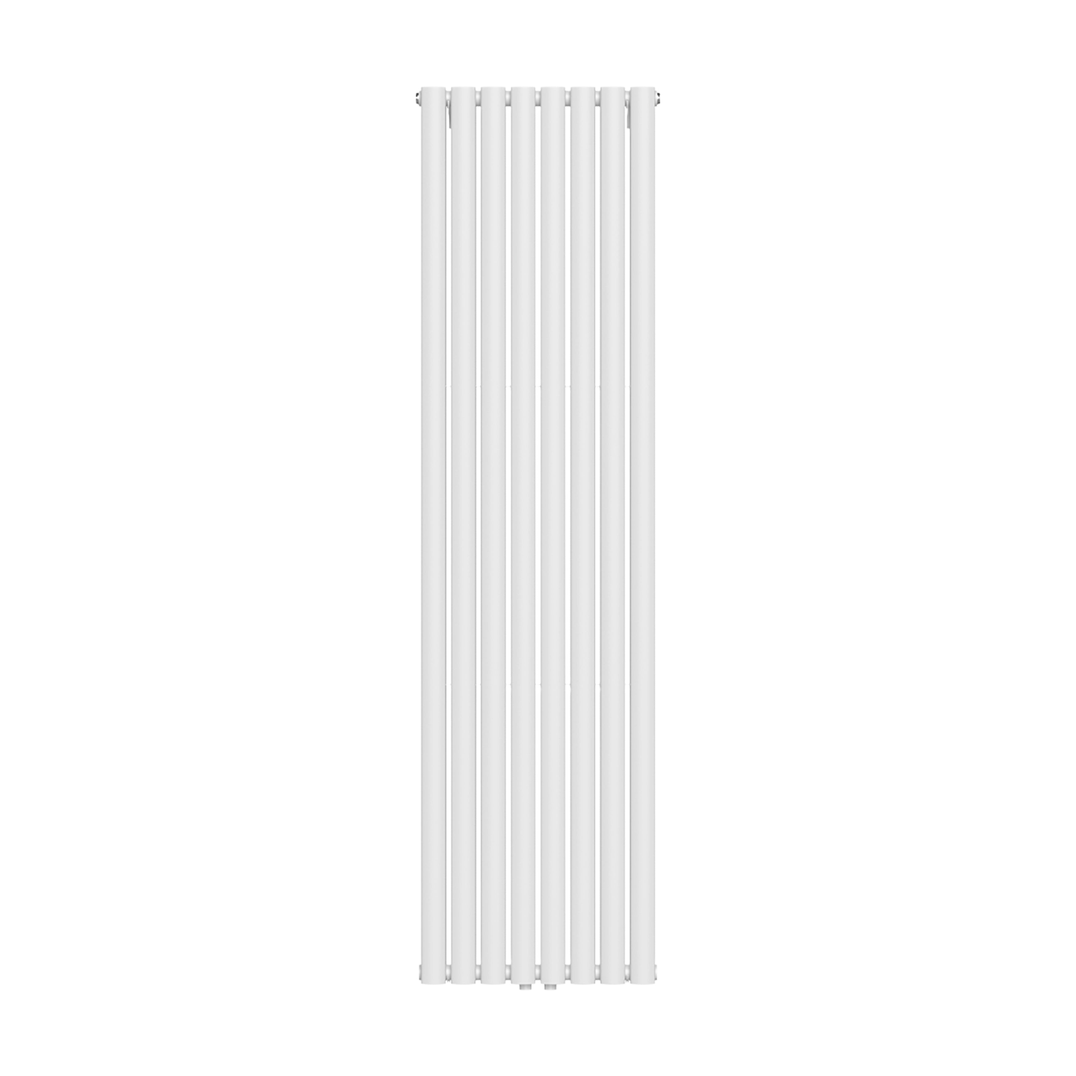 Verticale Radiator Dubbelzijdig Wit – Ovaal 472mm
