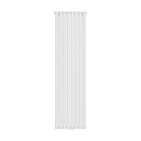 Verticale Radiator Dubbelzijdig Wit – Ovaal 472mm