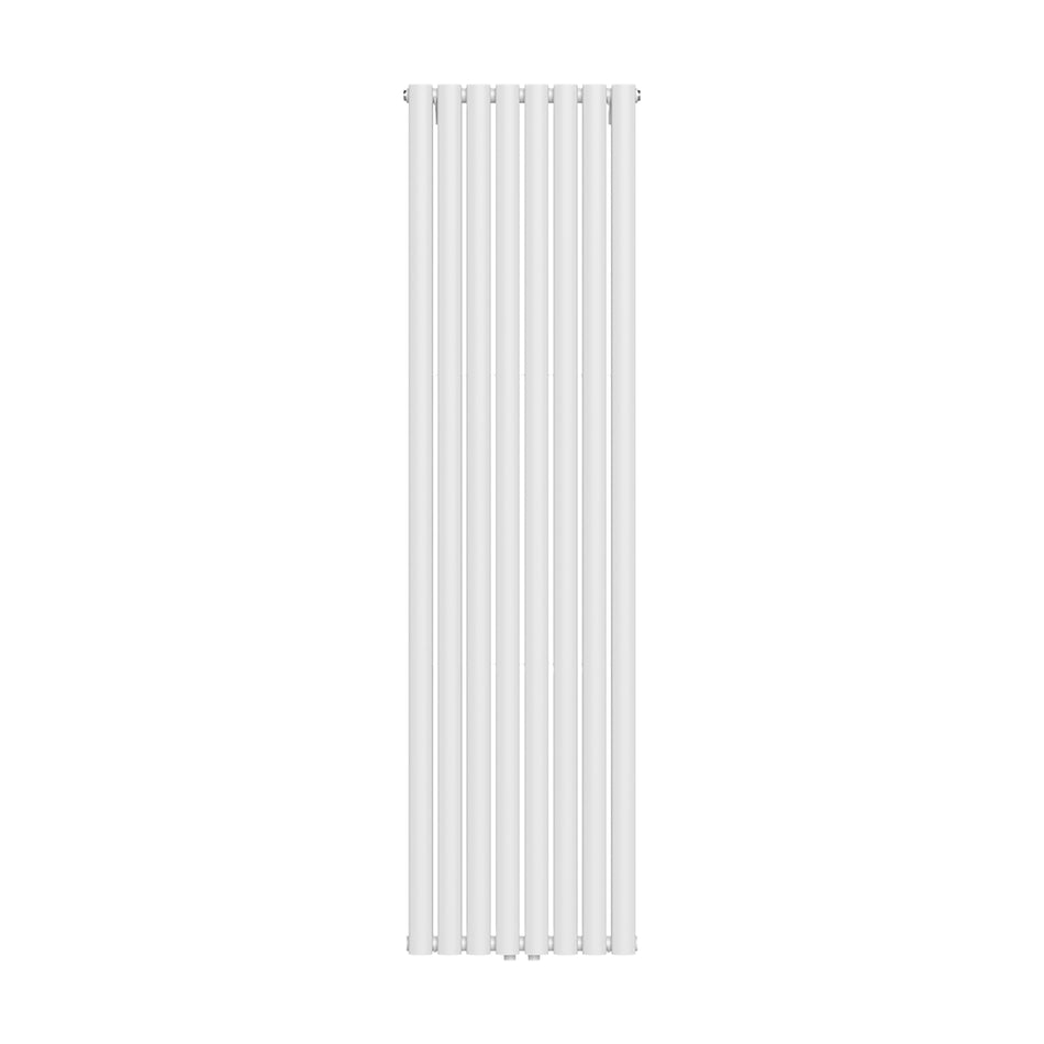 Verticale Radiator Dubbelzijdig Wit – Ovaal 472mm