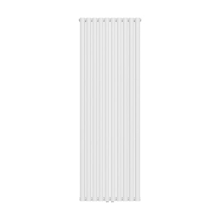 Verticale Radiator Dubbelzijdig Wit – Ovaal 590mm