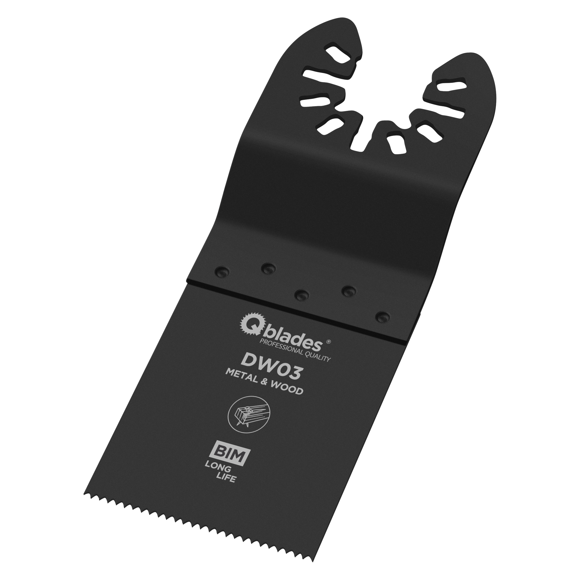 Qblades DW03 Zaagblad Bi-metaal 34x40mm