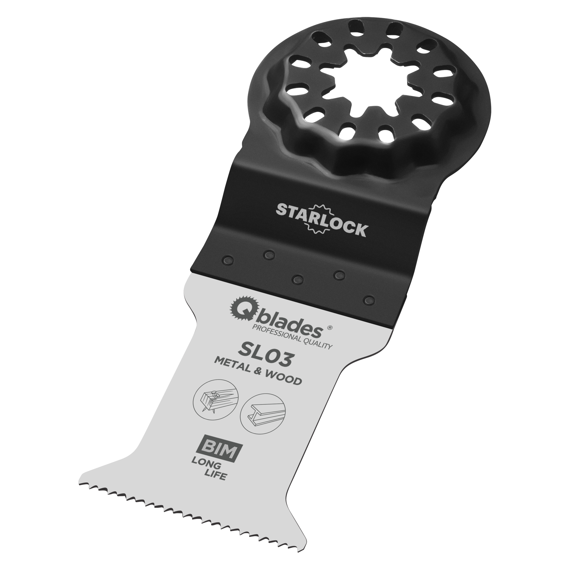 Qblades SL03 Zaagblad Bi-metaal 35x50mm