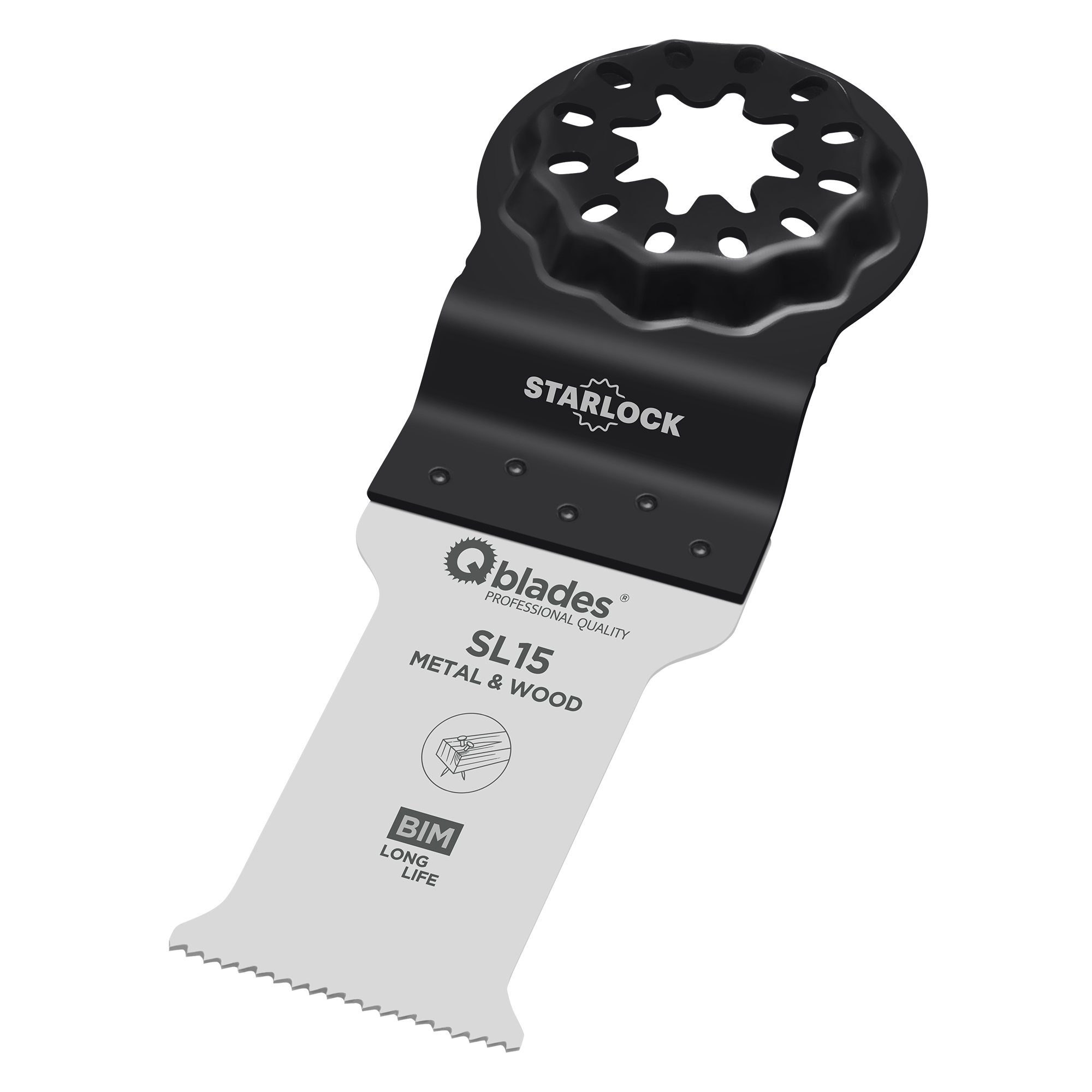 Qblades SL15 Zaagblad Bi-metaal 28x55mm (QBL382196)
