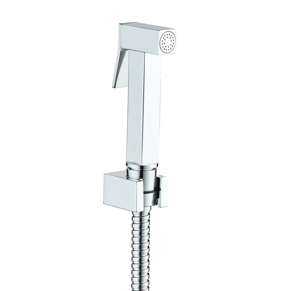 Design Set WC-(Bidet) Sproeier Vierkant - Chroom
