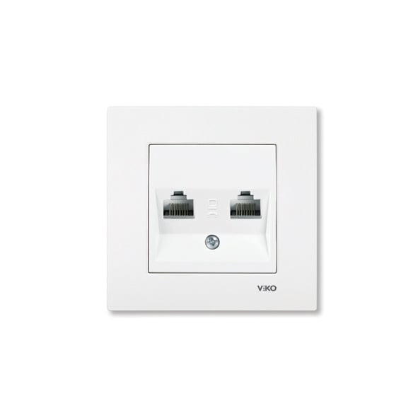 Data 2x Cat6e inbouwdoos 90960079 Karre Wit