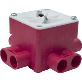 ABB HAF centraaldoos 165 BW 55 mm rood