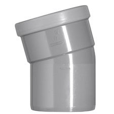 PVC Bocht Ø125mm 15°