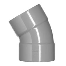 PVC Bocht Ø110mm 30° 2× mof