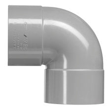 PVC Bocht Ø40mm 90° 2× mof