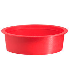 PVC Speciedeksel Ø40mm rood